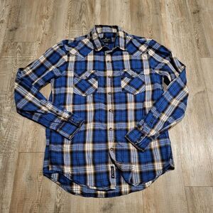 American Eagle Outfitters Pearl Snap Western Style Button Up Shirt Men's Medium
